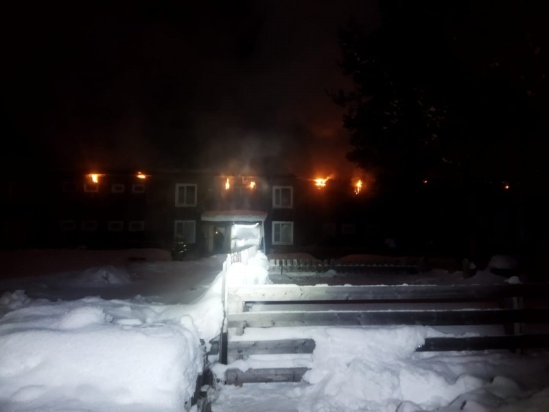В Троицко-Печорском районе сгорел дом, погиб мужчина 