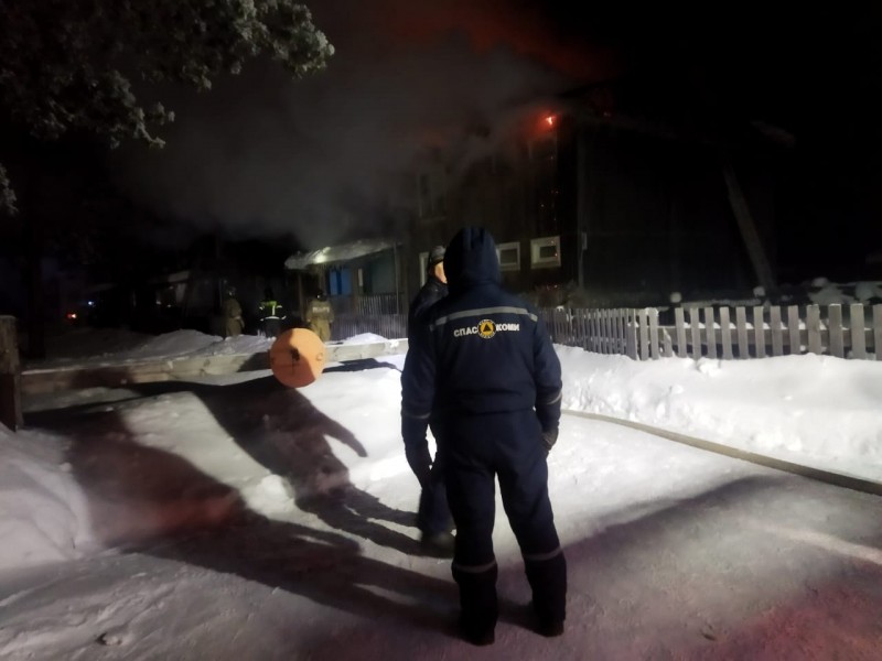 В Коми за сутки на пожарах погибли два человека
