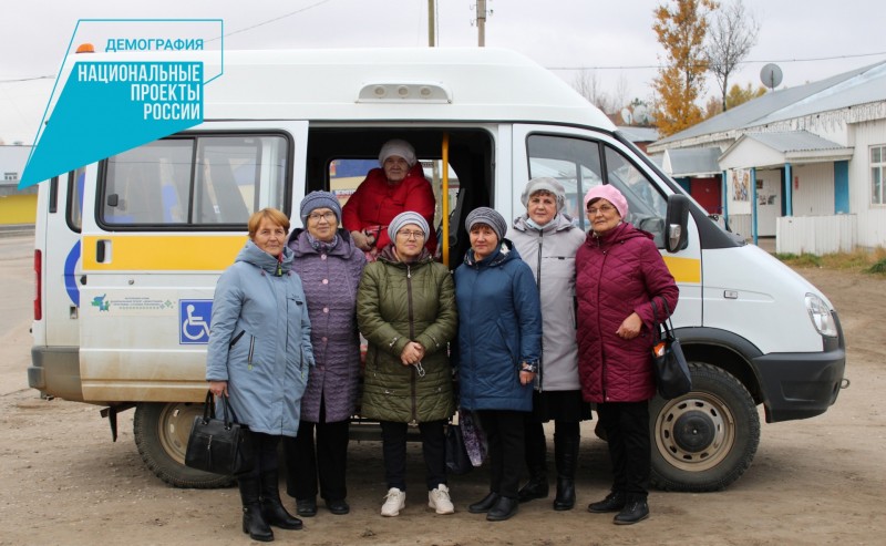 Благодаря нацпроекту "Демография" более 1000 пожилых жителей сельской глубинки воспользовались профилактической помощью медиков