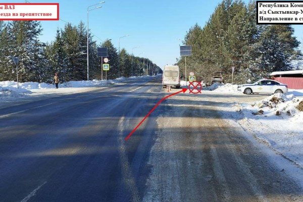 В Сыктывдинском районе неопытный водитель ВАЗ-2109 снес фонарный столб и дорожные знаки