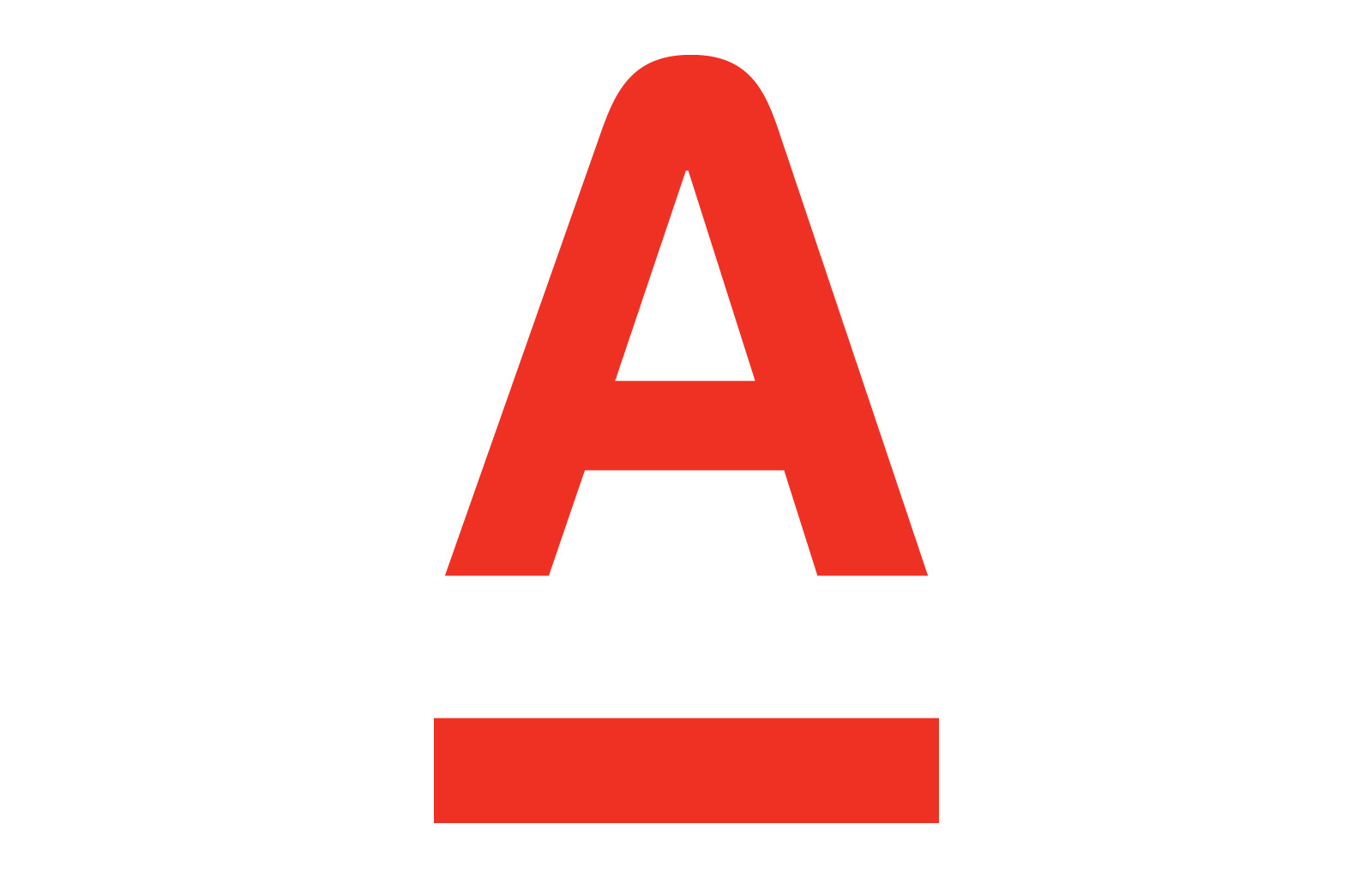 Альфа банк логотип без фона
