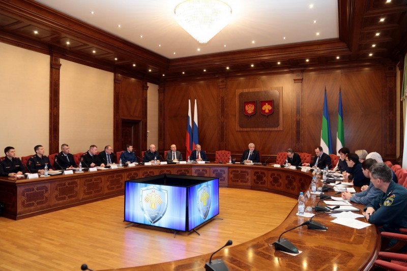 Владимир Уйба провёл заседание Антитеррористической комиссии в Республике Коми

