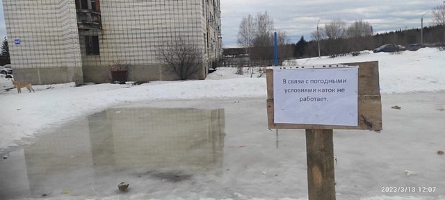 В Сыктывкаре завершается сезон работы уличных ледовых катков