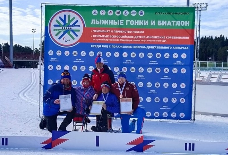 Четыре серебра в активе лыжников Коми на чемпионате и первенстве России по спорту лиц с поражением ОДА