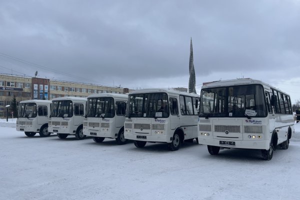 В Усинск прибыли новые автобусы