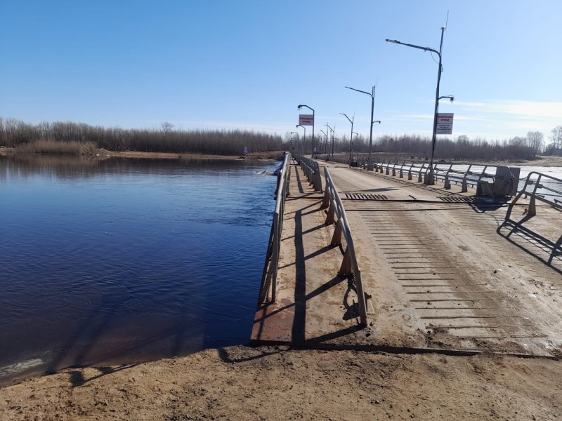 В Сыктывкаре ускорят демонтаж понтонного моста в Заречье