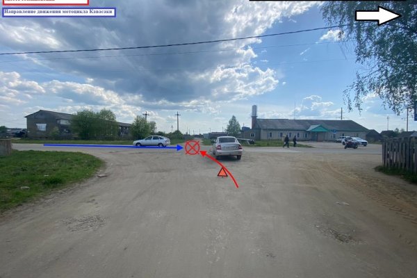 В Прилузском районе водитель Lada столкнулся с мотоциклистом 