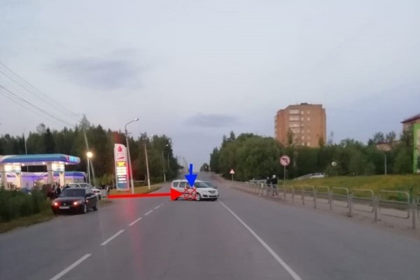 В ДТП в Сосногорске пострадал несовершеннолетний пассажир