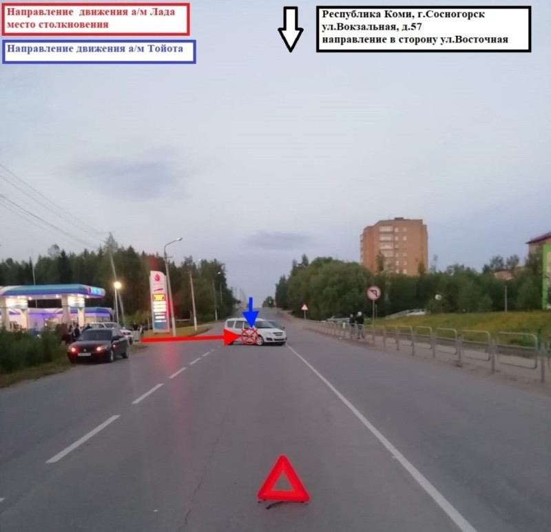 В ДТП в Сосногорске пострадал несовершеннолетний пассажир
