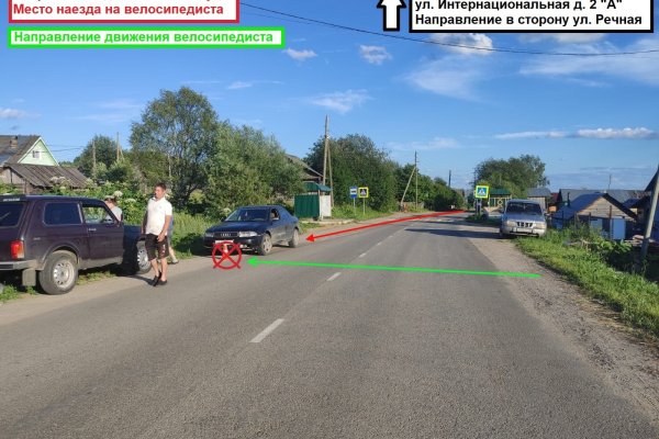 В Койгородке 6-летний велосипедист попал под колеса Audi