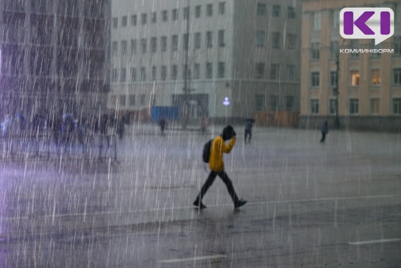 Погода в Коми 12 июля: дождь, местами гроза, ливень