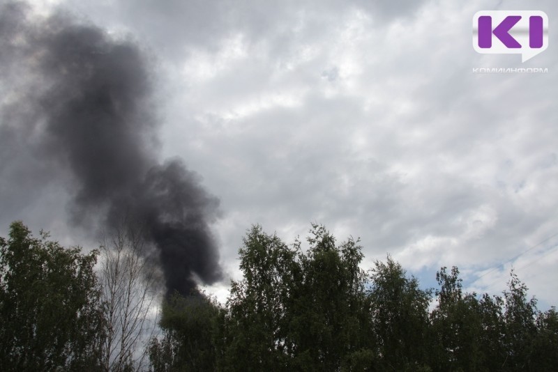 В Койгородском районе вспыхнул лесной пожар