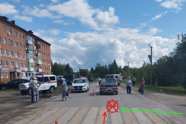 В Троицко-Печорском районе 74-летний водитель наехал на 69-летнюю женщину