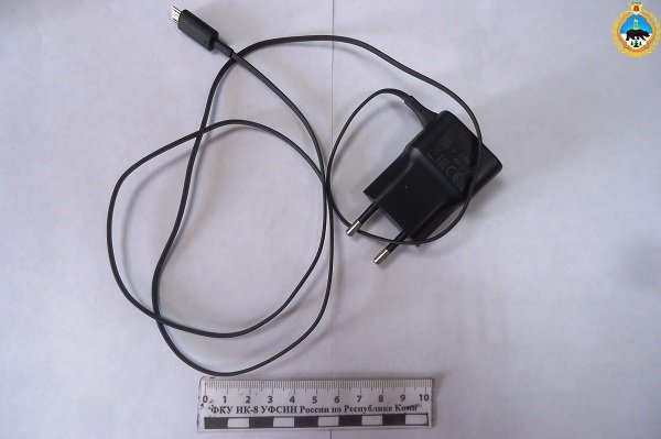 Сотрудники ИК-8 в Ухте пресекли попытку доставки осужденному зарядки для телефона