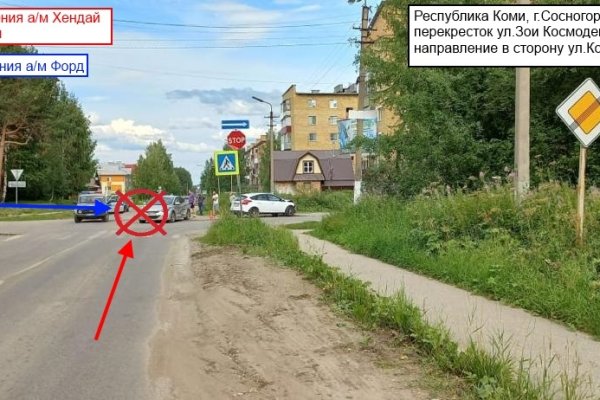 В Сосногорске две женщины за рулем иномарок не поделили перекресток