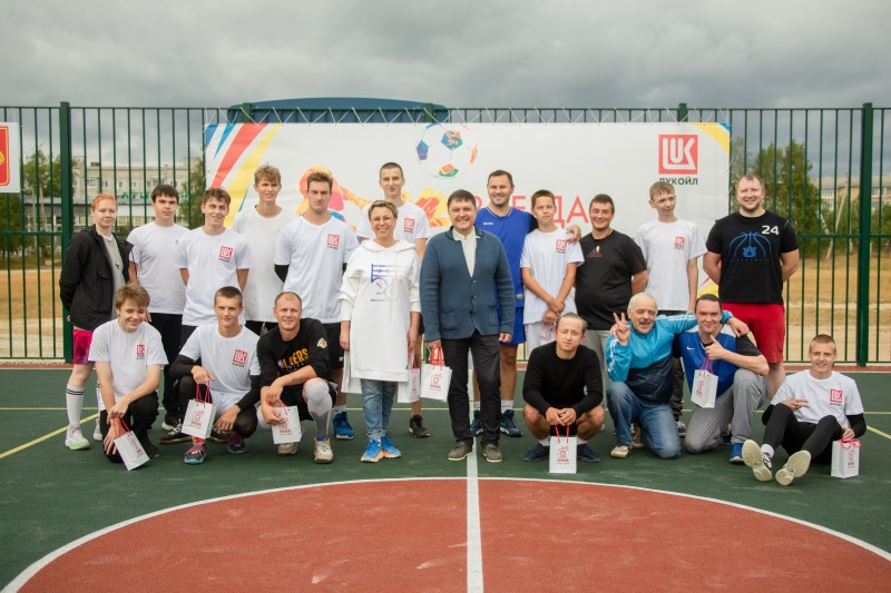 ЛУКОЙЛ продолжает обустройство спортивных объектов в Нижнем Одесе

