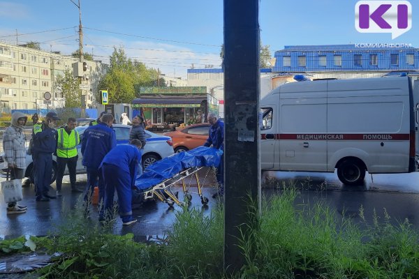 В Сыктывкаре водитель Chery Tiggo сбил на перекрестке 64-летнего мужчину