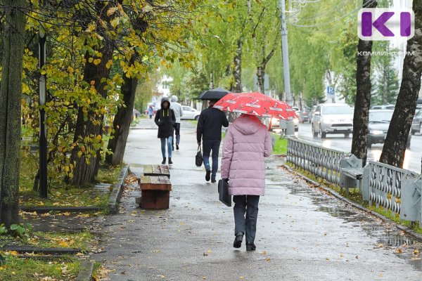 Погода в Коми 8 октября: небольшой дождь, мокрый снег
