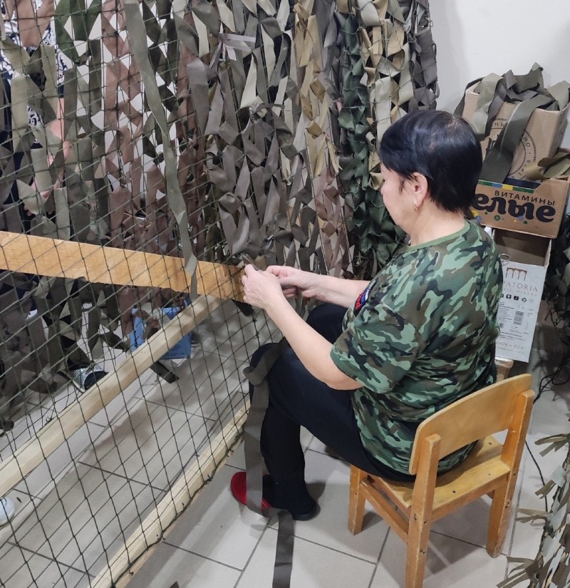 В Печоре и Усть-Вымском районе неравнодушные женщины шьют маскировочные сети