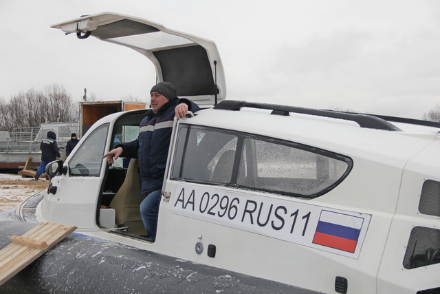 В Сыктывкаре суда на воздушной подушке готовы к перевозке пассажиров в период ледостава