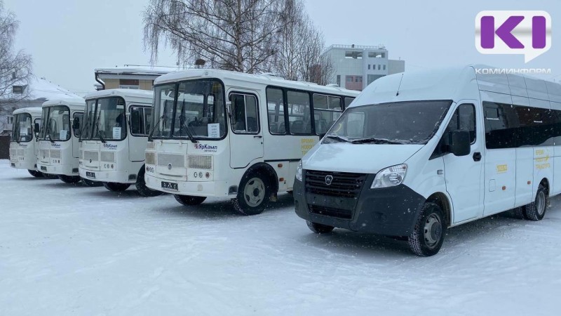 Троицко-Печорский район получил пять новых пассажирских автобусов