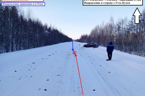 В Усть-Куломском районе водитель ВАЗа зацепил ехавший навстречу Renault Duster