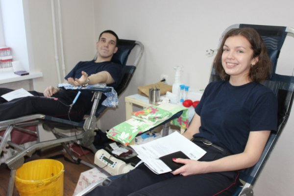 Более ста слушателей и сотрудников Центра профессиональной подготовки МВД по Коми стали донорами крови 