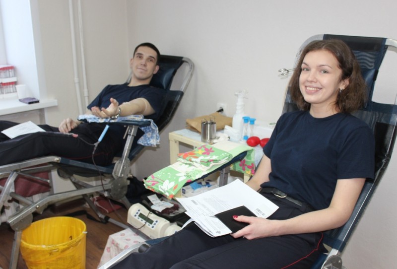 Более ста слушателей и сотрудников Центра профессиональной подготовки МВД по Коми стали донорами крови 