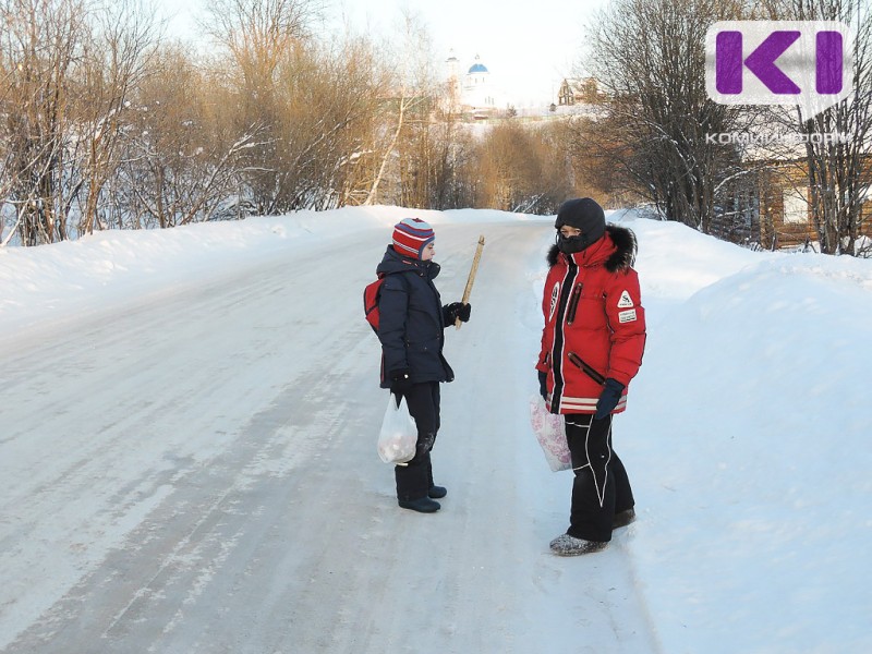 В Сыктывкаре из-за крепких морозов отменили занятия в школах