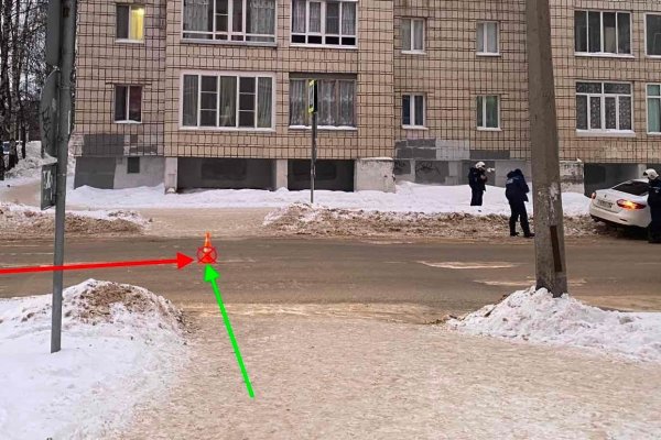 В Сыктывкаре 20-летний водитель сбил пешехода на 