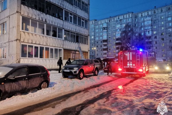В Сыктывкаре во время пожара два человека отравились угарным газом
