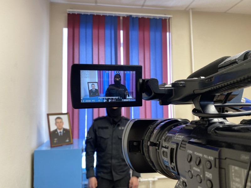 Журналисты телеканала "Коми Гор" снимают фильм в память о погибшем в СВО капитане полиции Алексее Опацком