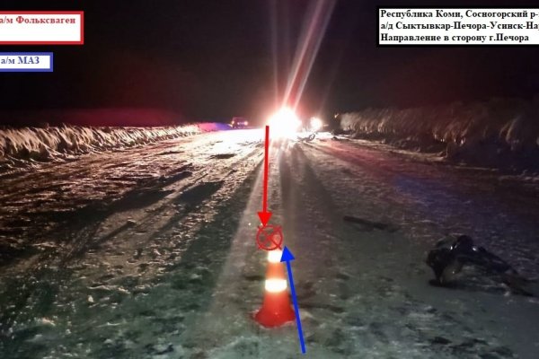 В Сосногорске нетрезвый водитель Volkswagen Touareg спровоцировал смертельное ДТП 
