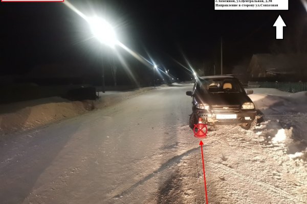 В Усть-Цилемском районе водитель на снегоходе врезался в стоящую на обочине 