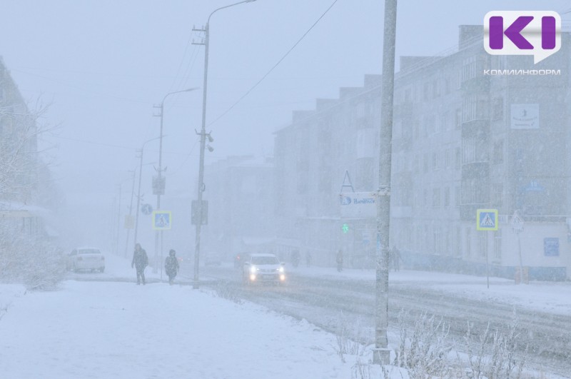 На севере Коми ожидается сильный снег