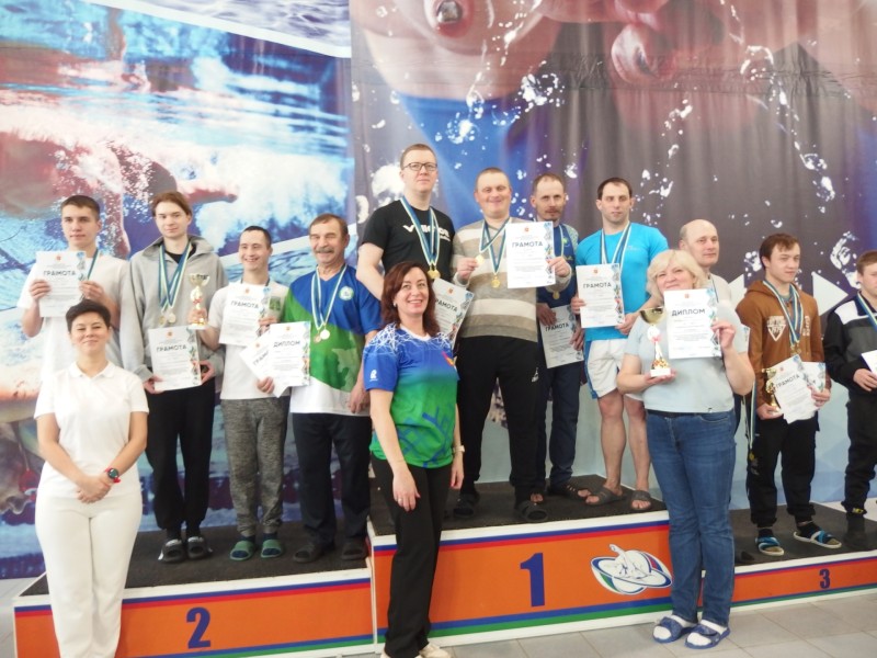 В Сыктывкаре прошел чемпионат Коми по плаванию среди спортсменов с инвалидностью