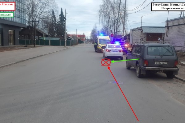 В Сыктывкаре 10-летний мальчик выскочил под колеса внедорожника