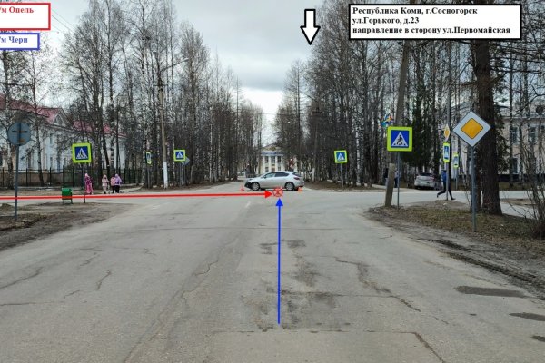 В Сосногорске две женщины на иномарках не смогли поделить перекресток
