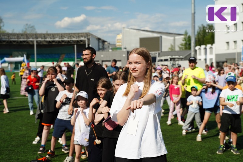 Для детей Сыктывкара провели спортивный летний праздник "Смысл в каждом из нас" 
