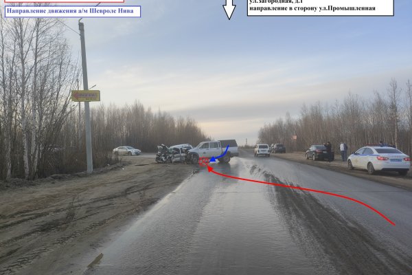 В Усинске в аварии с УАЗ Patriot и Niva Chevrolet тяжелые травмы получили водитель и пассажиры Niva
