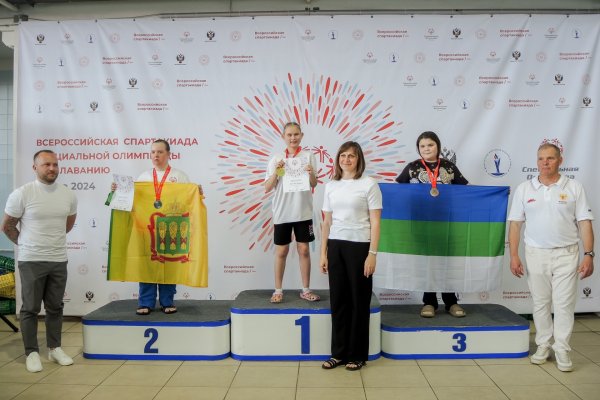 Пловцы Коми завоевали семь медалей Всероссийской спартакиады специальной Олимпиады