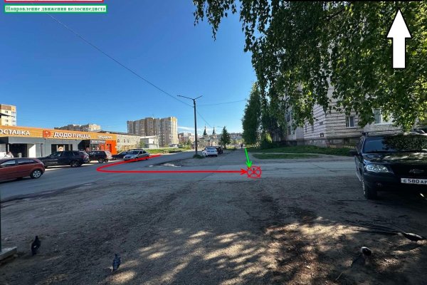 В Сыктывкаре 8-летняя велосипедистка попала под колеса авто