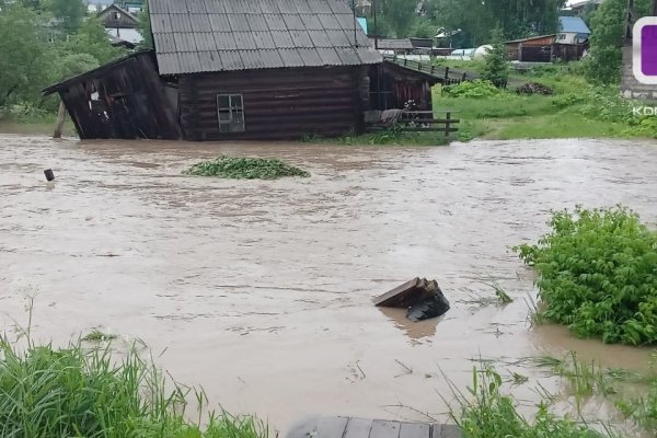 В Прилузье ливень затопил огороды, дровяники и чуть не смыл детсад 