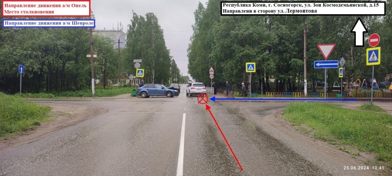 В Сосногорске не пристегнутая ремнями безопасности пассажирка Chevrolet Cruze получила травмы