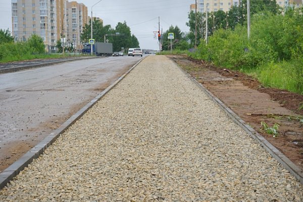 В Сыктывкаре идёт ремонт дороги к новому автовокзалу от Сысольского шоссе