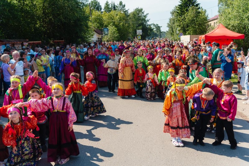 В Ижме отгремел XVIII межрегиональный традиционный народный праздник "Луд"