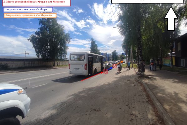 В двойном столкновении с участием рейсового автобуса в Сыктывкаре пострадал трёхлетний мальчик