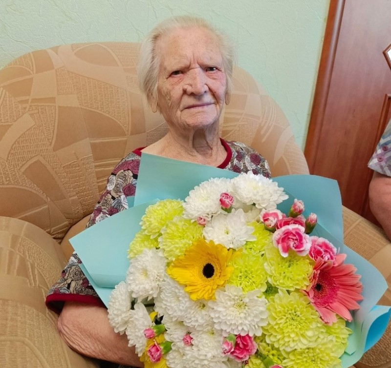 Жительница Сосногорска отметила 102-летие
