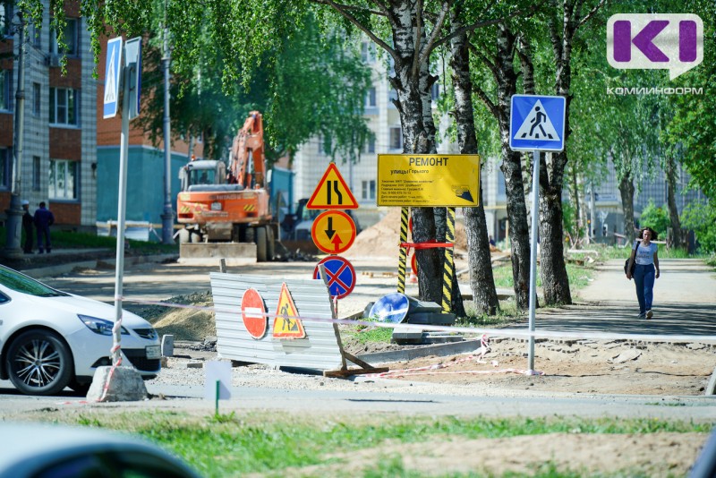 Коммунальщики Сыктывкара озвучили промежуточные итоги дорожной кампании за минувшую неделю