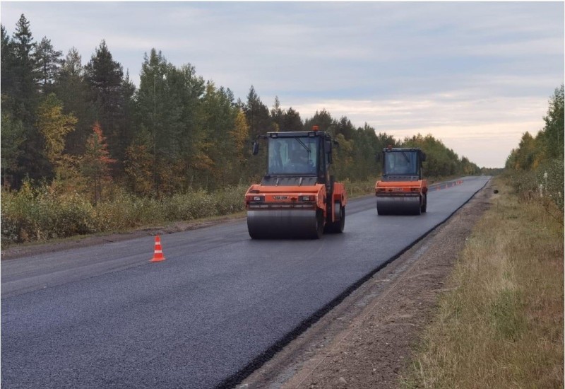 В Коми продолжается обновление дорожной сети 